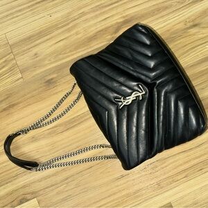 YSL Medium Lou Lou shoulder bag.